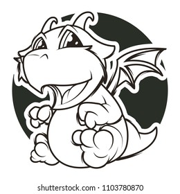 ADORABLE DRAGON CHARACTER