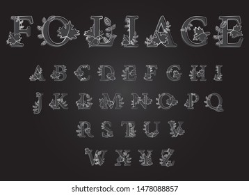 Adorable or Elegant font in Floral theme