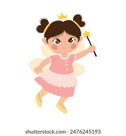 Adorable Fairy Character for Invitation