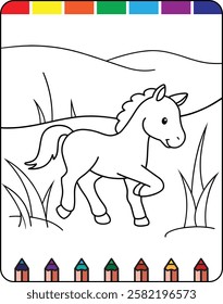 Adorable Farmyard Animals Coloring Pages for Kids, Fun and Educational Farm Animal Coloring Sheets, Cute Farmyard Creatures Printable Coloring Pages