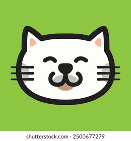 Adorable flat vector pet faces to enhance your designs! Perfect for prints, stickers, and more. Easy to customize, high-quality vectors capture the charm of your favorite pets with a clean looks.