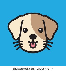 Adorable flat vector pet faces to enhance your designs! Perfect for prints, stickers, and more. Easy to customize, high-quality vectors capture the charm of your favorite pets with a clean looks.