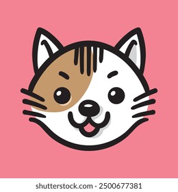 Adorable flat vector pet faces to enhance your designs! Perfect for prints, stickers, and more. Easy to customize, high-quality vectors capture the charm of your favorite pets with a clean looks.