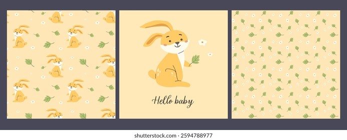 Adorable forest animal patterns for kids' decor and crafts.