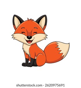 Adorable Fox Illustration for Kids
