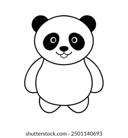 Adorable Hand-Drawn Panda Illustration. Perfect for kids, animal lovers, and social media. Use as wallpaper, print, or digital art. Best For Your Next Project