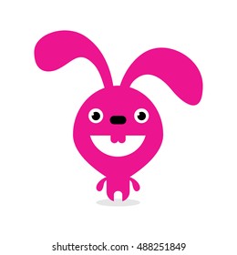 adorable happy nightmare vector image best for logo character satisfied adorable animal ugly terrified holiday youth satan facial kid isolated colorful hilarious youngster vacation smile fun humorous