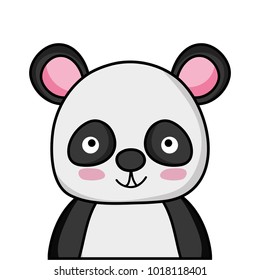 adorable and happy panda wild animal