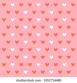 Adorable heart pattern illustration.