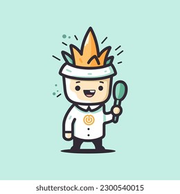 An adorable ice cream mascot logo that will leave your taste buds craving for more. Cute and colorful, it's perfect for a sweet and playful brand.