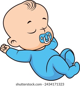 Adorable Infant's Tender And Warm Smiles