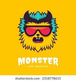 Adorable and kawaii monster illustration, perfect for adding a touch of cuteness to your designs