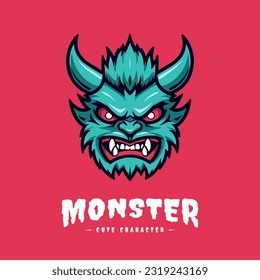 Adorable and kawaii monster illustration, perfect for adding a touch of cuteness to your designs