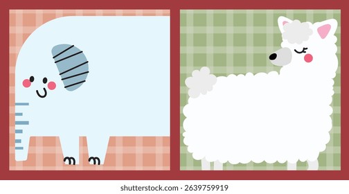 Adorable kawaii note set with cute animal illustrations, perfect for kids or daily use. Fun and colorful design to inspire creativity and organization.