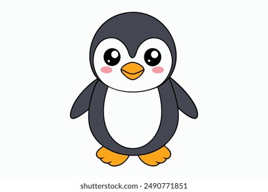 Adorable Kawaii Penguin aninmal Design