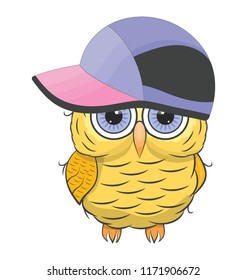 
Adorable owl character design
