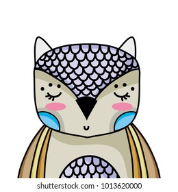 adorable owl wild animal of the forest