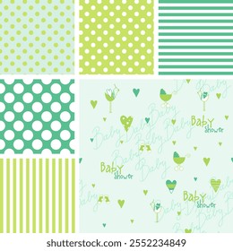 Adorable patterns, Baby edition seamless backgrounds