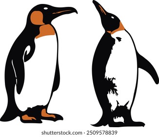 Adorable Penguin Vector – Frosty Polar animals Design	