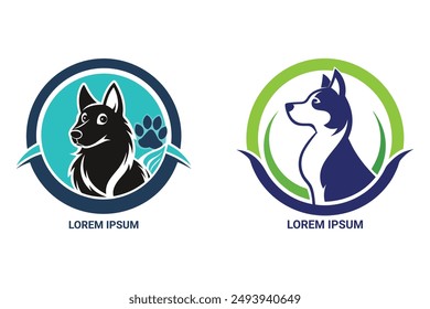 Adorable Pet Shop Logo: Perfect for pet stores, groomers, or care services. Customizable and engaging.