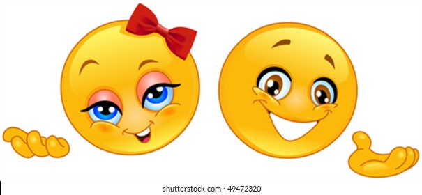 Girl Smiley Face Images Stock Photos Vectors Shutterstock