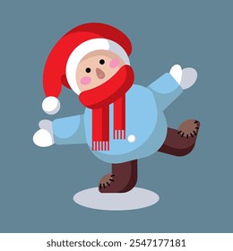  Adorable Santa Claus for Christmas cards. Perfect for winter designs.