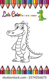 Adorable Sea Dragon Coloring Page for Kids - Fun and Printable Cartoon Marine Creature Outline for Learning