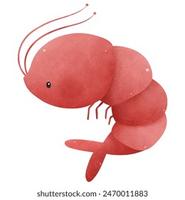 Adorable Sea Life Hand Drawn Illustration