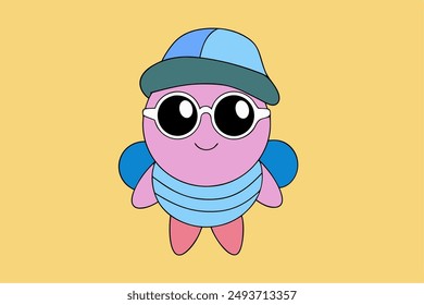 Adorable Shelly Vector Art Illustration. Charming and playful Shelly vector art, perfect for vibrant and adorable digital print.