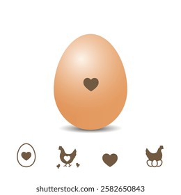 Adorable Stamps for Free-Range Eggs