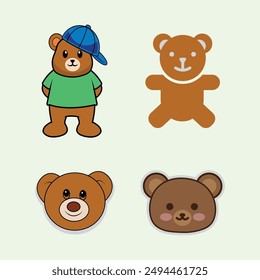 Adorable Teddy Bear Collection Design