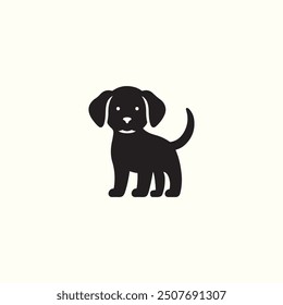 Adorable icono de perro de Vector para usar su diseño