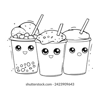 Adorable vector illustration for children, filled with smiles and joy, on a clean white background. Bring classic charm and playfulness into every child's daily life with simplicity and expressiveness