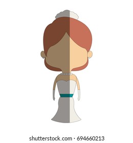 adorable woman bride lovely marriage character