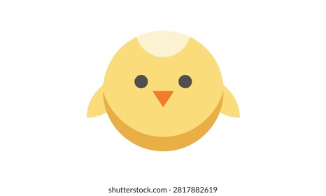 Adorable yellow chick resting on green grass in a natural outdoor setting perfect for wildlife conservation or farm themed content
