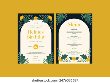 Adore Birthday Invitation Template**_ is clean, modern, simply style, and moreover it’s friendly use. It’s Quick And Easy to use to save your time.