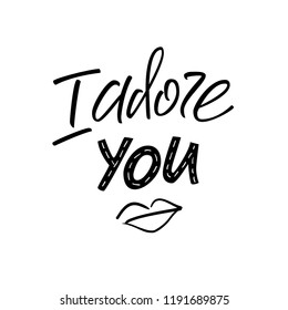 I adore you.
