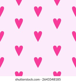 Adoring Valentine Hearts padrão sem costura