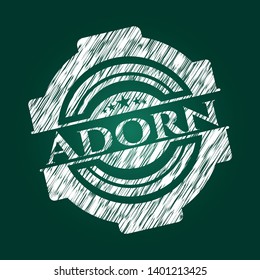 Adorn with chalkboard texture. Vector Illustration. Detailed.