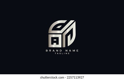 ADP, ADN, DAN, DAP, Abstract initial monogram letter alphabet logo design