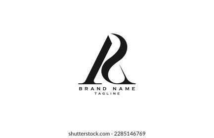 ADP, APD, AD, DA, AS, SA, Resumen del diseño inicial del logotipo de la letra monograma