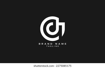 ADQ, AQD, ADY, AD, DQ, DA, DQ, Abstract initial monogram letter alphabet logo design