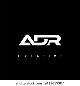 ADR Letter Initial Logo Design Template Vector Illustration