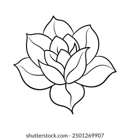 a-drawing-of-flower-vector illustration, this is a editable file.