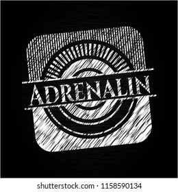 Adrenalin on blackboard