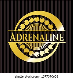 Adrenaline gold shiny emblem