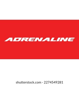 ADRENALINE text lettering word mark logo design