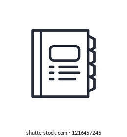 Adress book symbol icon vector illustration graphic design