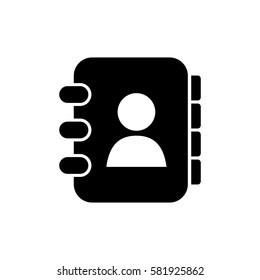 Adress Book Symbol Icon Vector Illustration Graphic Design