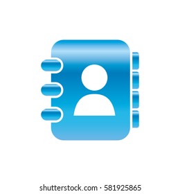 Adress book symbol icon vector illustration graphic design